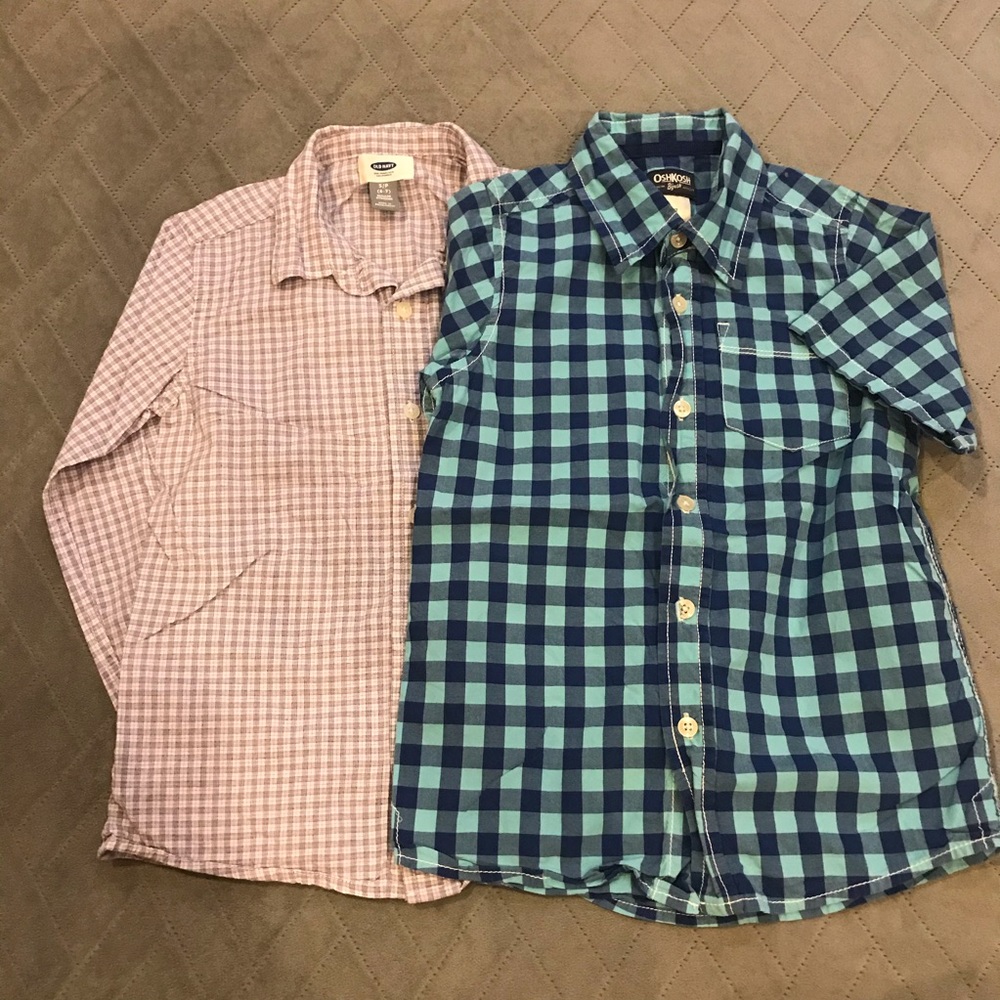 EUC 2 collared button down shirtS